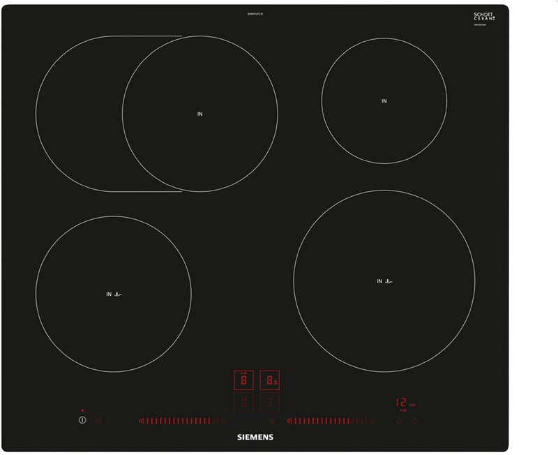 Siemens EH601LFC1E iQ300 Kochfeld Elektro / Ceran/Glaskeramik / 57,2 cm / Timer mit