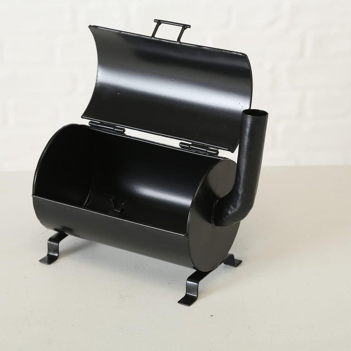 Boltze Aschenbecher Smoker (Sturmaschenbecher aus Metall, 20x10 cm, Geschenkidee für Raucher, Farbe