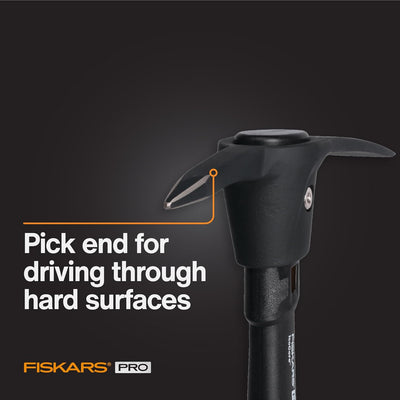 Fiskars 751220-1001 Pro IsoCore Hacke/Spitzhacke, 0,7 kg, Orange/Schwarz 1.5 lb, 1.5 lb