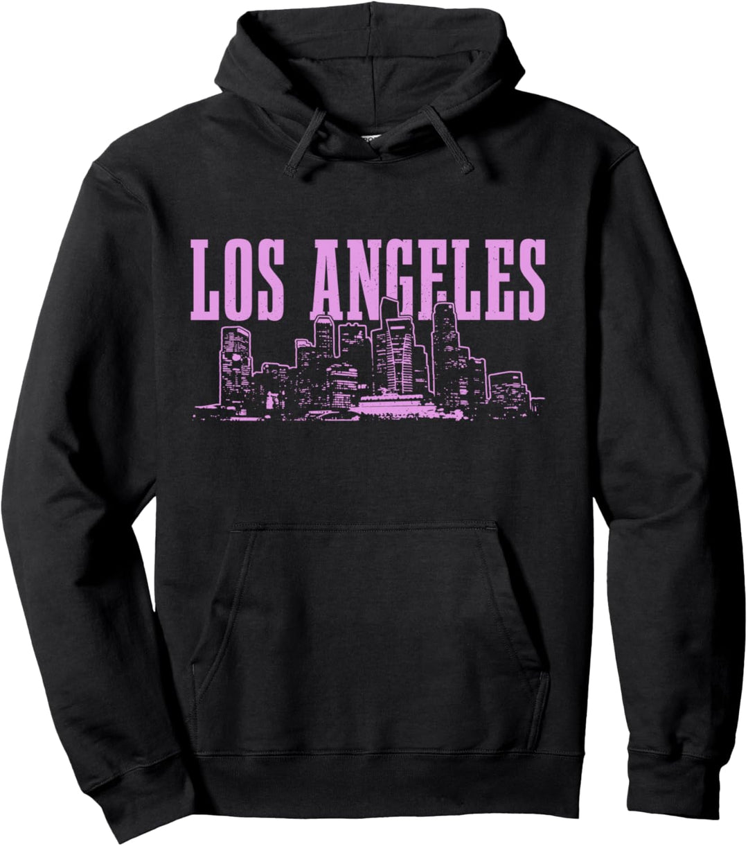 Los Angeles LA Skyline Vintage California Damen Mädchen Pullover Hoodie