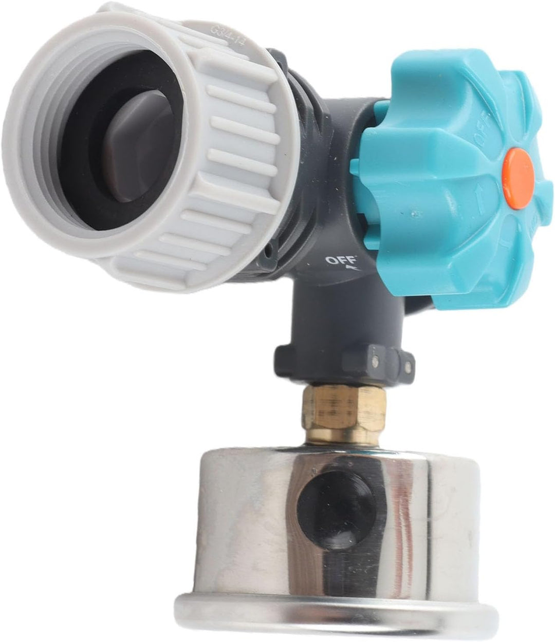 Wasserdruck Ventil, G3/4in Einstellbares Wasserdruck Regler Ventil mit Druck Messgerät Wasserdruck M