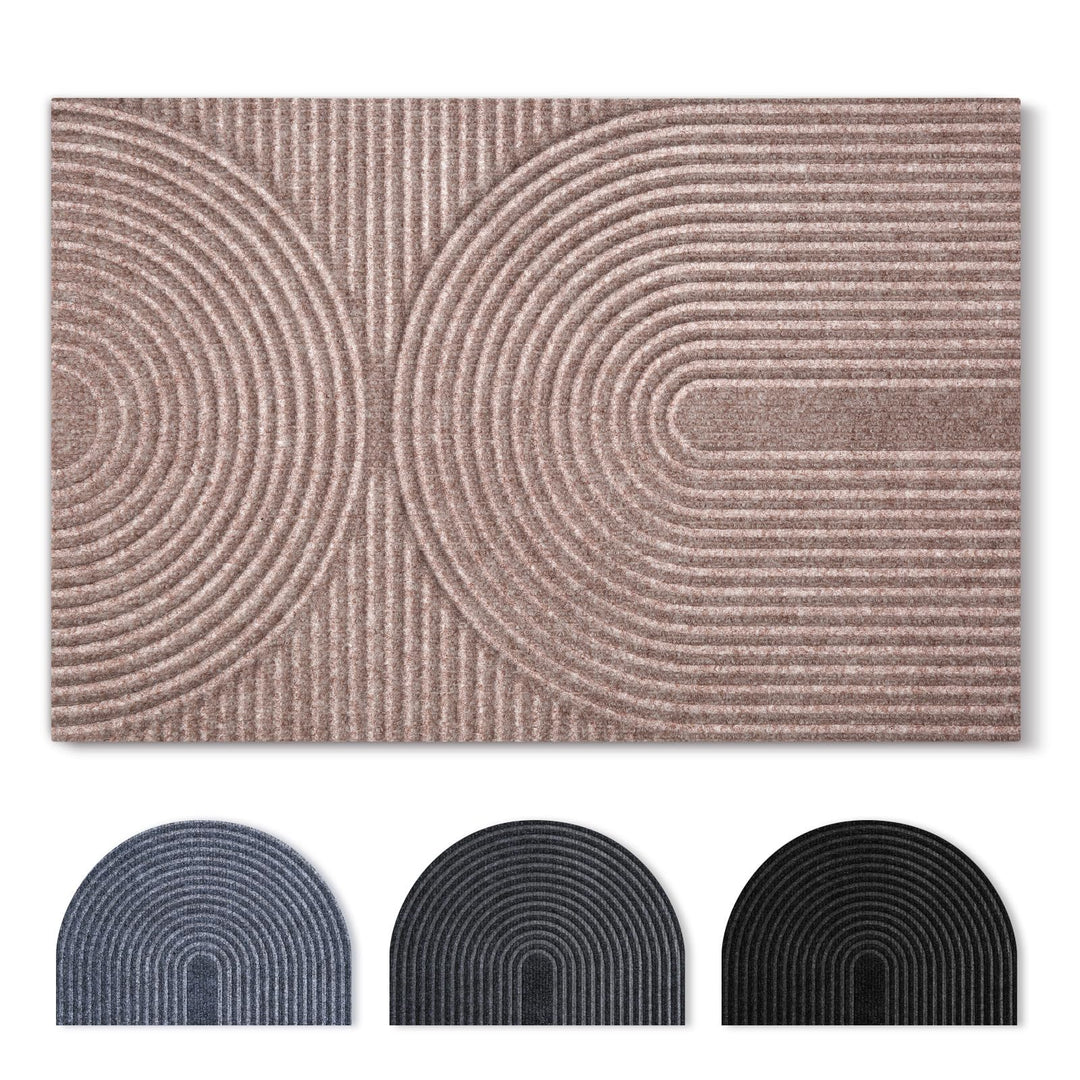 Fussmatte 50x80cm, rutschfeste Maschinenwaschbare Schmutzfangmatte, Teppich Wohnzimmer Innen und Aus