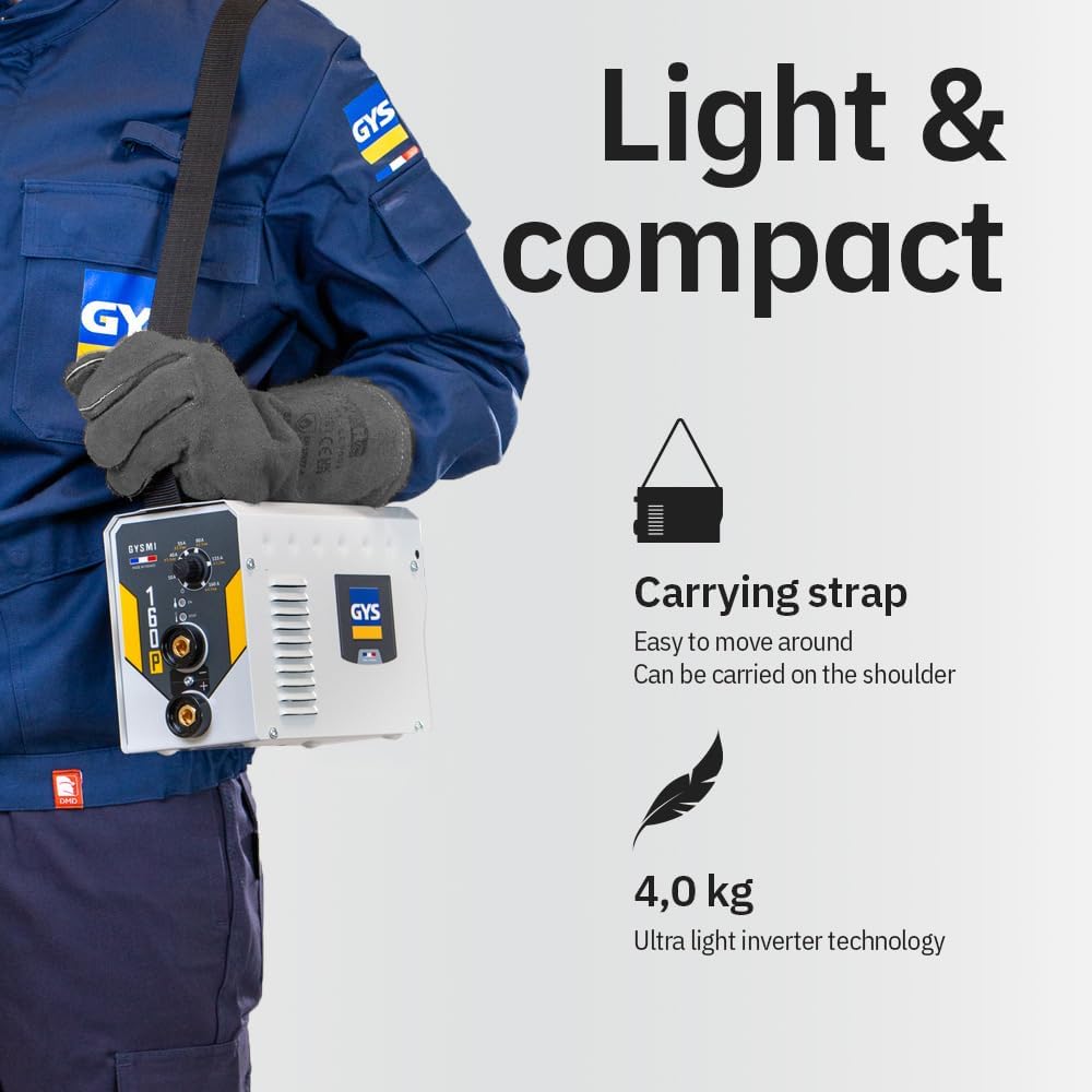 GYS GYSMI 160P + LCD 11 – Pack Inverter MMA