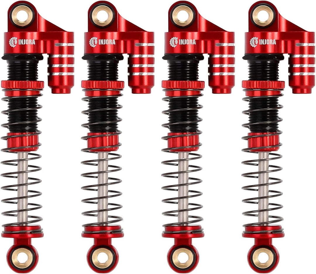 INJORA 45mm Aluminium Gewinde Tele Stossdämpfer Öl Dämpfer für 1/24 RC Crawler FMS FCX24 FCX18 Upgra