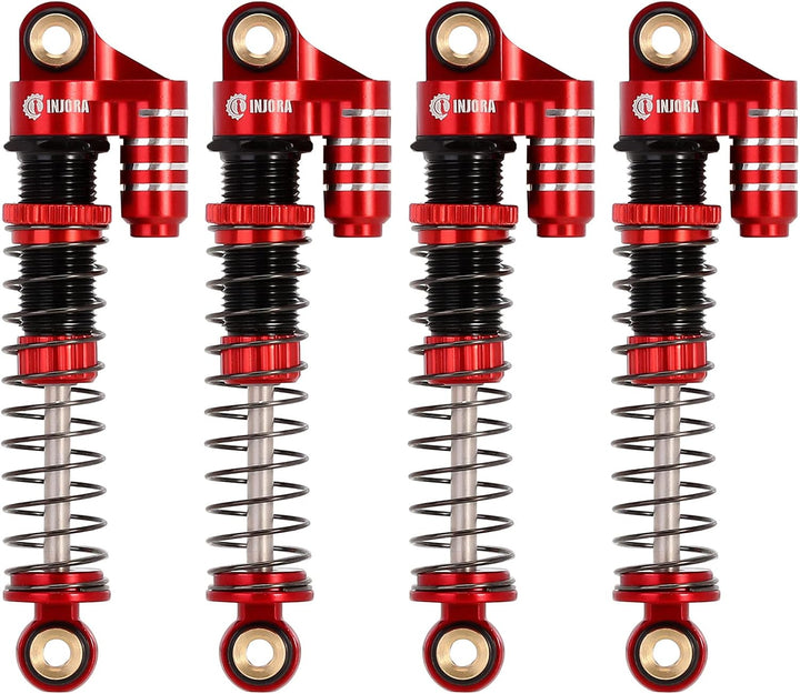 INJORA 45mm Aluminium Gewinde Tele Stossdämpfer Öl Dämpfer für 1/24 RC Crawler FMS FCX24 FCX18 Upgra