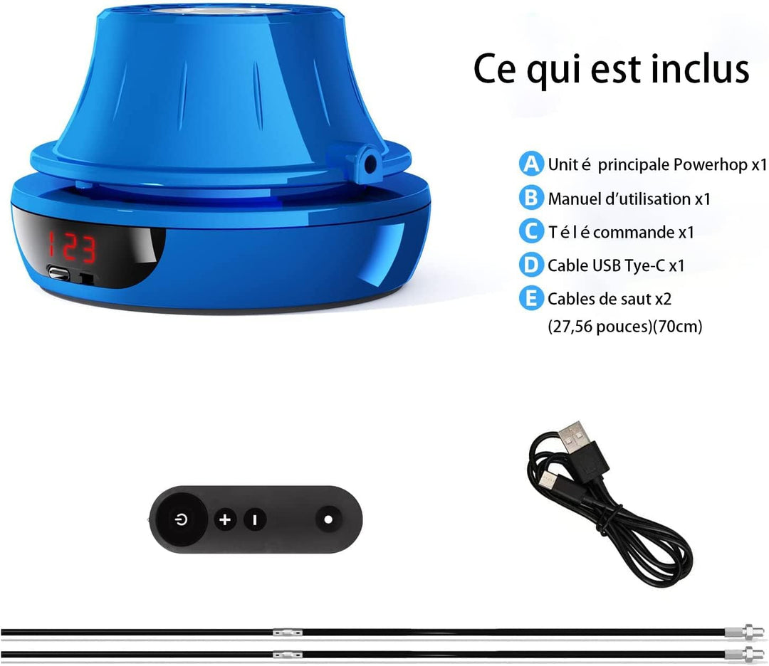 Jump Rope Elektronische Springseile Springseil-Workout mit Multi-User zusammen Einstellbare 1-10 Ges
