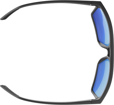 Scott Tune Fahrrad Brille schwarz/chrome blau