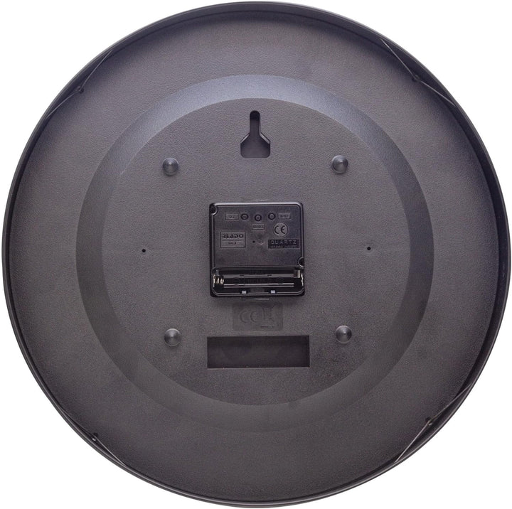 NeXtime 2790 Retro Uhr Aluminium grau