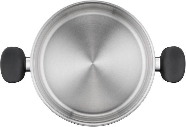 Tefal Primary Kochtopf 28 cm + Deckel, 10 Jahre Garantie, hochwertiger Edelstahl, Induktion, Schmore