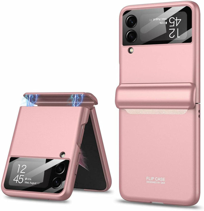 COQUE Galaxy Z Flip 3 5G Hülle, aufklappbare All-Inclusive-Hülle, klappbare Handyhülle für Samsung G