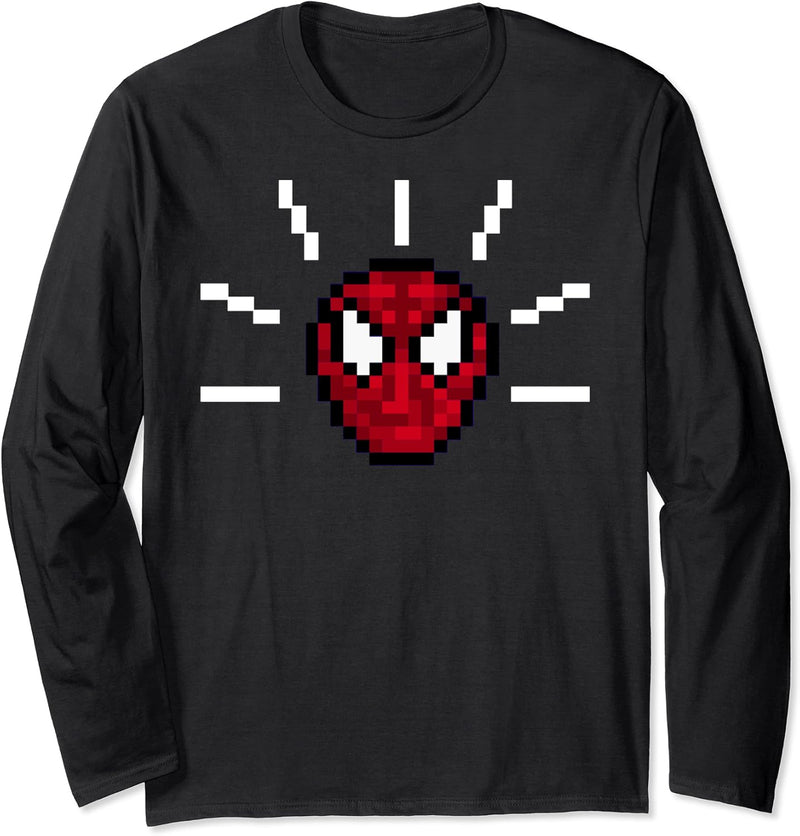 Marvel Spider-Man Pixel Spidey Sense Langarmshirt