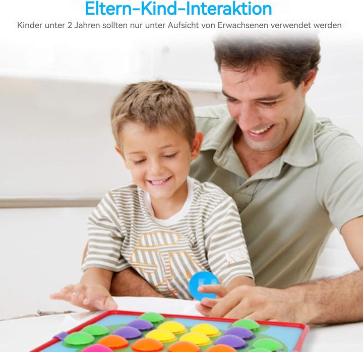 EOGRFW Mosaik Steckspiel für Kinder ab 2 3 4 Jahre, Kinderspiele zum Lernen von Farben, Bunte Stecks
