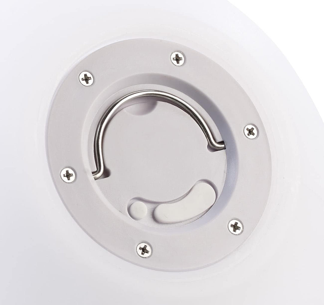 Lunartec Leuchtkugel LED: 2er-Set Akku-Leuchtkugeln für innen und aussen, Ø20 cm, IP54, RGBW-LED (St