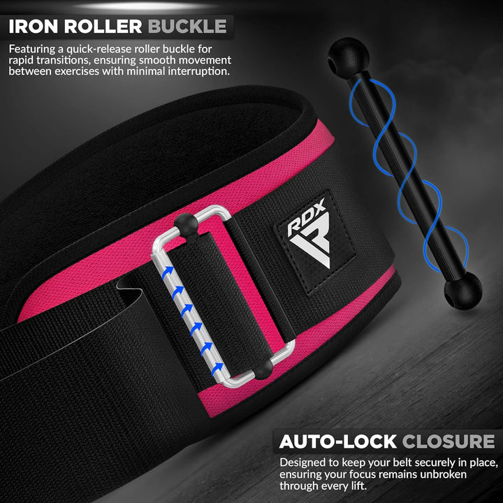 RDX 6.5” Gewichthebergürtel, Auto-Lock Trainingsgürtel, Krafttraining Powerlifting Fitness Bodybuild