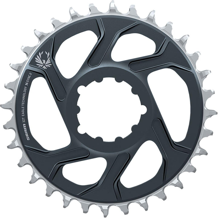 SRAM Corporation Europe Unisex – Erwachsene X-Sync 2 Eagle Kettenblatt, Grau, Alu, 34