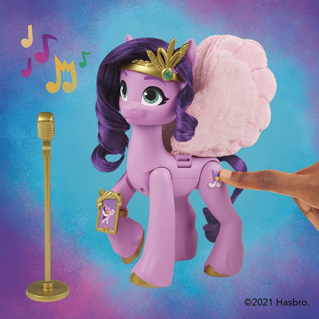 My little Pony, A New Generation Musikstar Pipp Petals, 15 cm grosses, pinkfarbenes Pony, spielt Mus