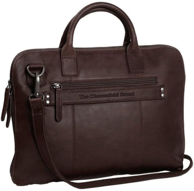 The Chesterfield Brand Harvey - Laptoptasche 14" Leder 37 cm Schwarz, Schwarz