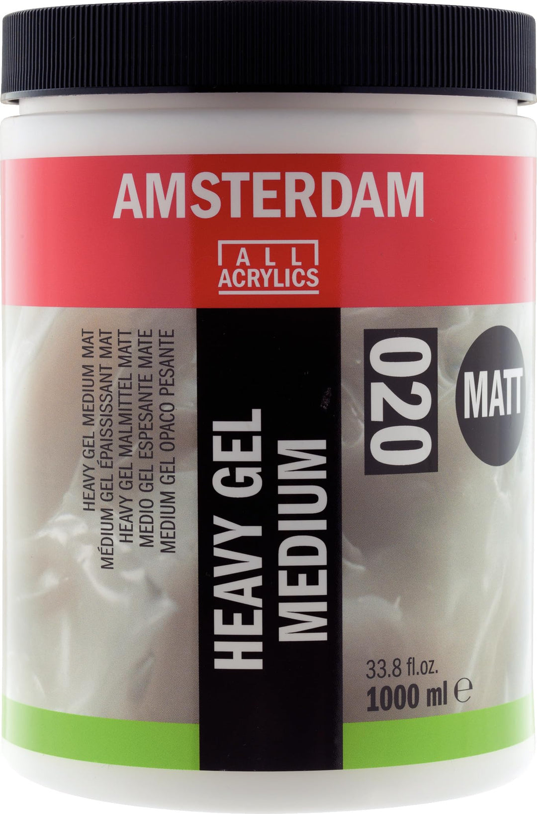 Amsterdam Heavy Gel medium matt 020 Jar 1000 ml (24193020)