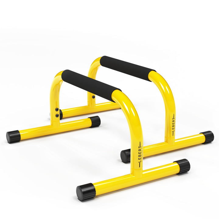 Lebert Fitness Parallette Push Up Bars Dip Station Stand - Perfekt für Haus und Garage Gym Trainings