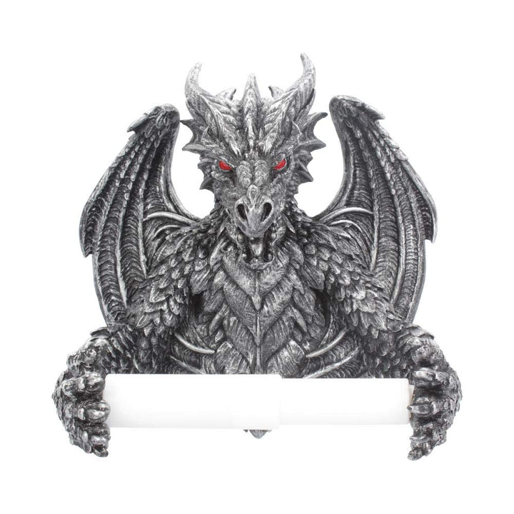 Nemesis Now Toilettenpapierhalter Obsidian B4431M8 Silber