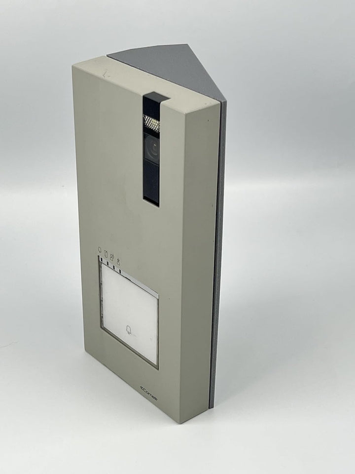 XONI Gehäuse mit Winkel 30 °, Grau metallic, kompatibel mit Comelit Quad Videotelefon, BT30-QUADRA30