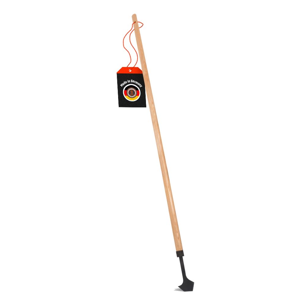 SHW-FIRE Fugenkratzer mit präzisem Schliff mit langem Holzstiel - perfektes Gartenwerkzeug für die U