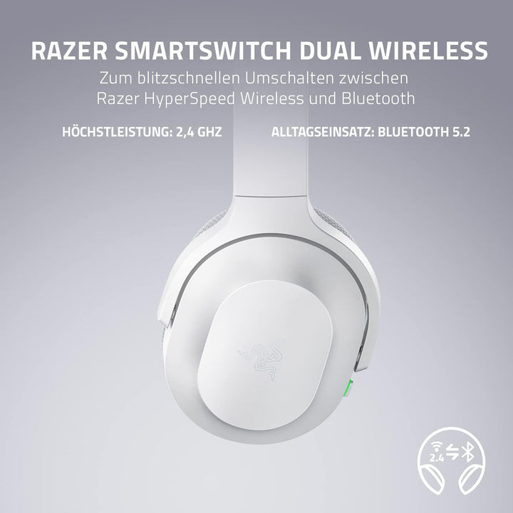 Razer Barracuda - Kabelloses Multiplattform-Headset für Gaming und Mobile Geräte (SmartSwitch Dual W