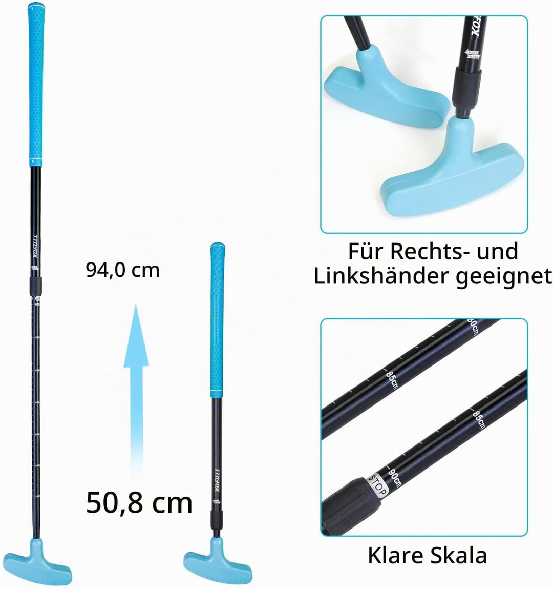CRESTGOLF Golf-Putter, Golf-Putter für Damen und Herren, 2 Stück, Zwei-Wege-Putter,Rechts- oder Link