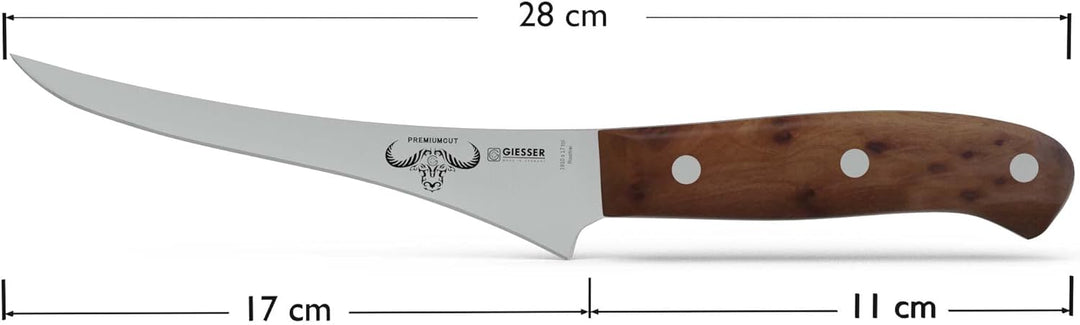 GIESSER seit 1776 - Made in Germany - Filetiermesser 17 cmTree of Life, PremiumCut Filet No 1, Filie