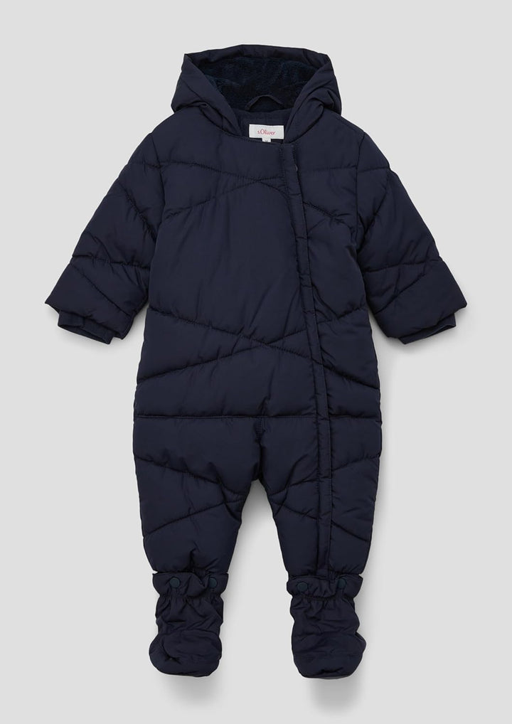 s.Oliver Baby-Overall mit abnehmbaren Schuhen, 74 Blau