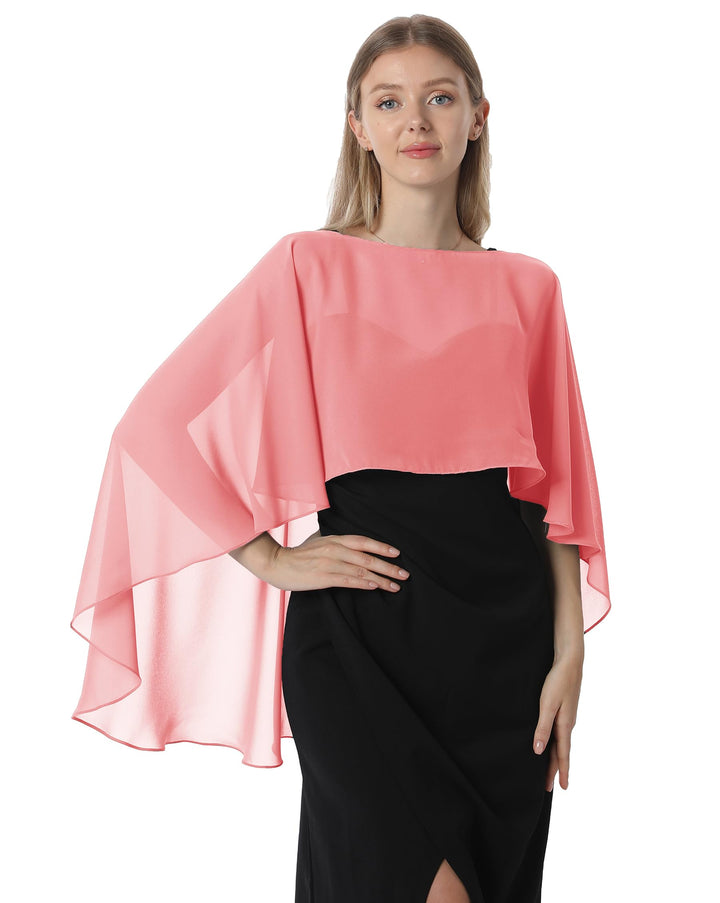Hotshawl Damen Pashmina-Schal Einheitsgrösse Koralle, Einheitsgröße Koralle