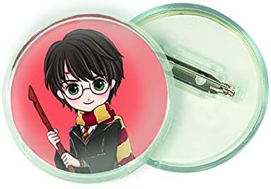 Clementoni 18669 Harry Potter Button-Maker, DIY Kreativspiel zum Herstellen von Pins mit magischen M