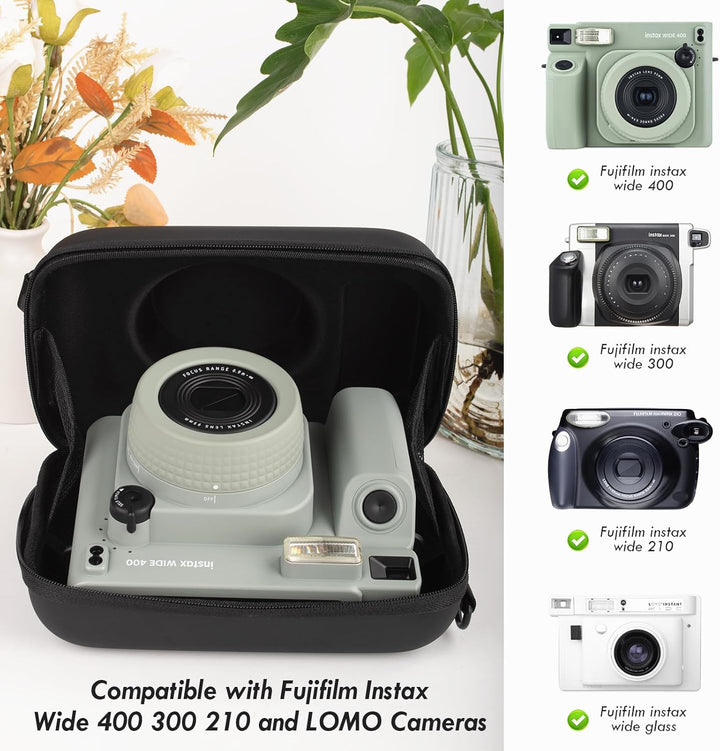 Kamera Tasche und Zubehörset Kompatibel mit Fujifilm Instax Wide 400, für Instax Wide 400/210/300, L