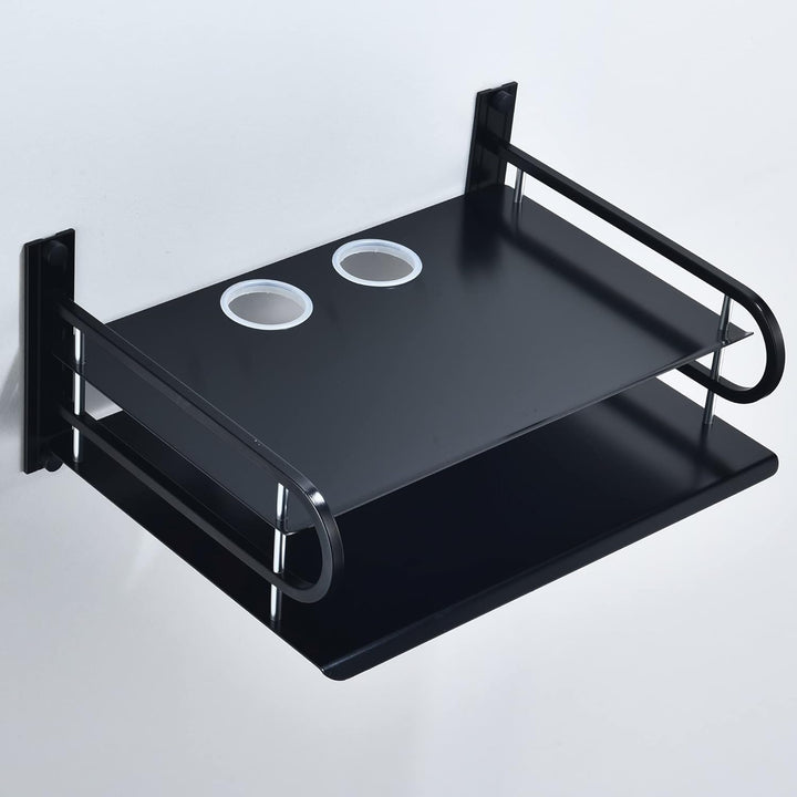 HNVNER Beamer Wand Regal, Schweberegale Ablage für TV Box/Projektor/Kabel-Boxen/DVD Player/Media-Box