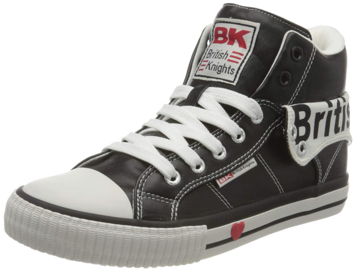 British Knights Mädchen Roco Sneaker 41 EU Black White, 41 EU Black White