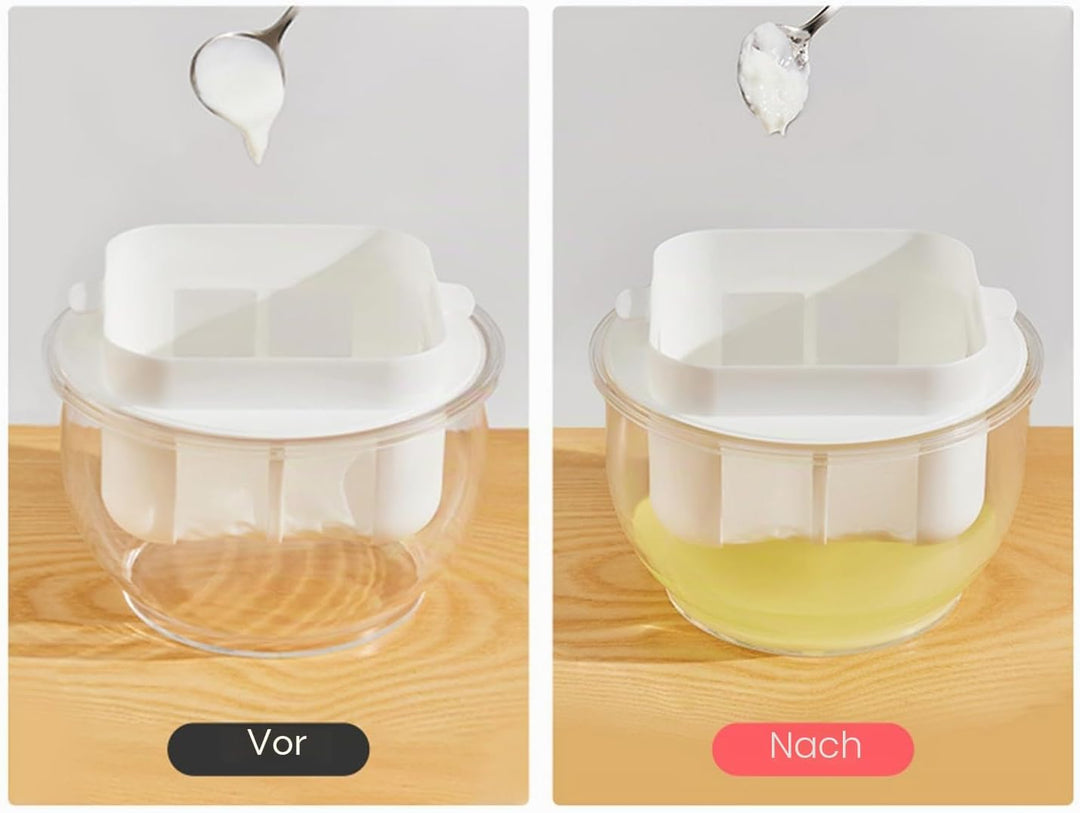 Joghurtsieb, Joghurt-Molke-Trenner, Griechischer Joghurt-Maker-Filter mit Ultrafeinem Netz, für Dick