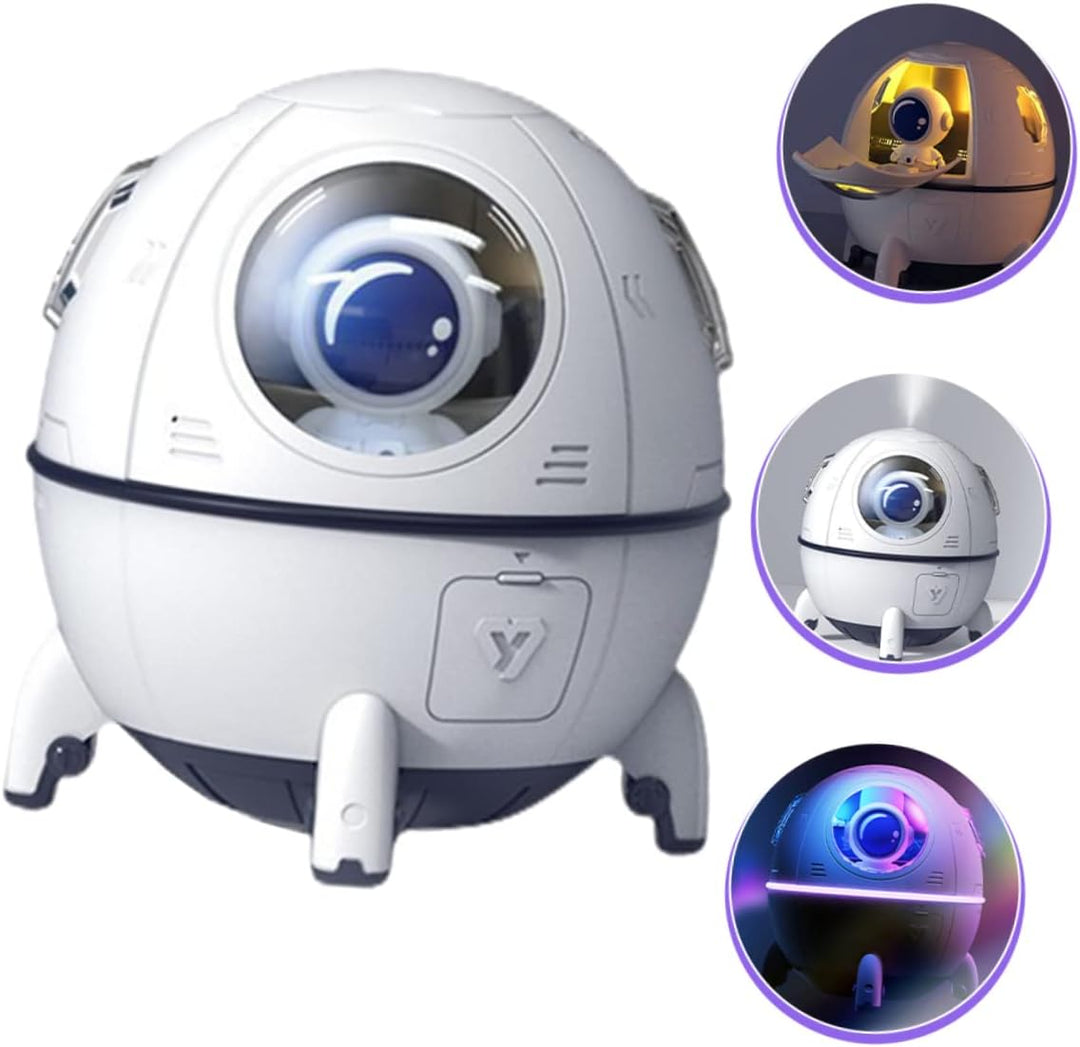 MAGICLULU Luftbefeuchter Mit Farbwechsel Led Licht Und Aromatherapie Diffusor Tragbarer Kleiner Luft