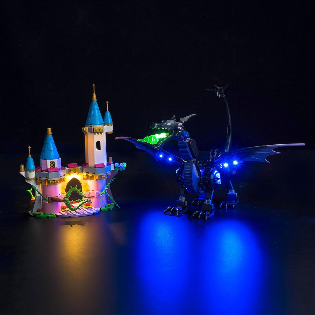 Licht-Kit Set für Lego Maleficent’s Dragon Form 43240 (Kein Lego), Dekorationsbeleuchtungsset für Le