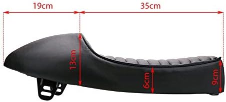 Sitzbank Caferacer für Royal Enfield Interceptor 650, Classic 500 Hump schwarz