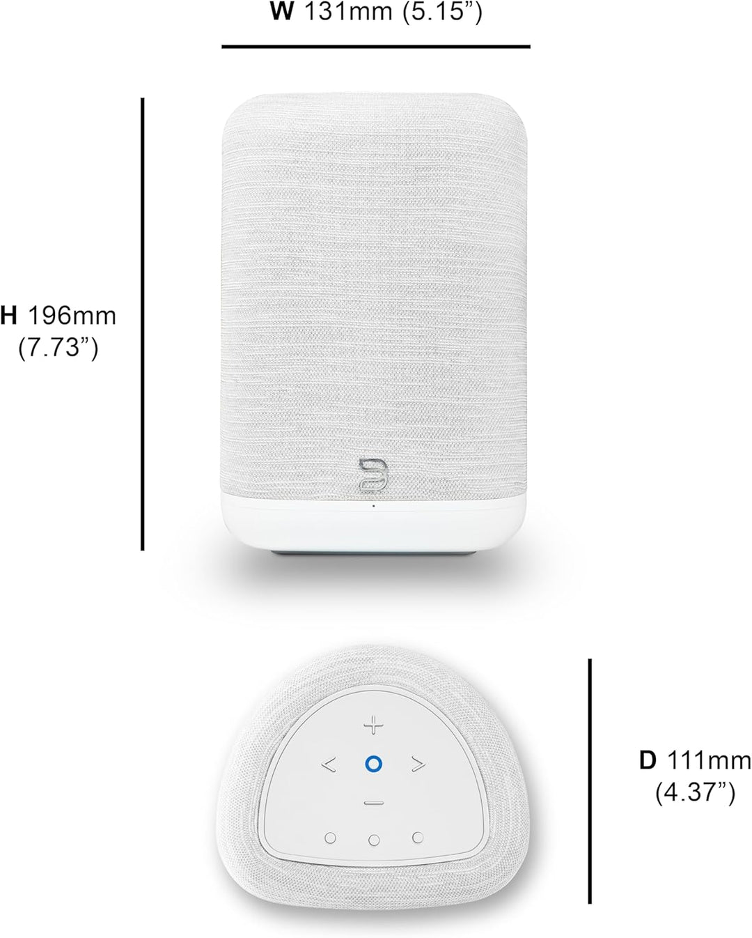 Bluesound Pulse Flex kabelloser Bluetooth Hi-Res All-in-One-Lautsprecher, AirPlay 2, Spotify Connect