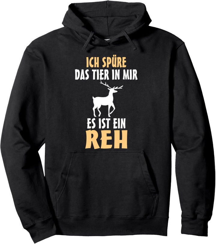 Waldbewohner Wald Reh Pullover Hoodie