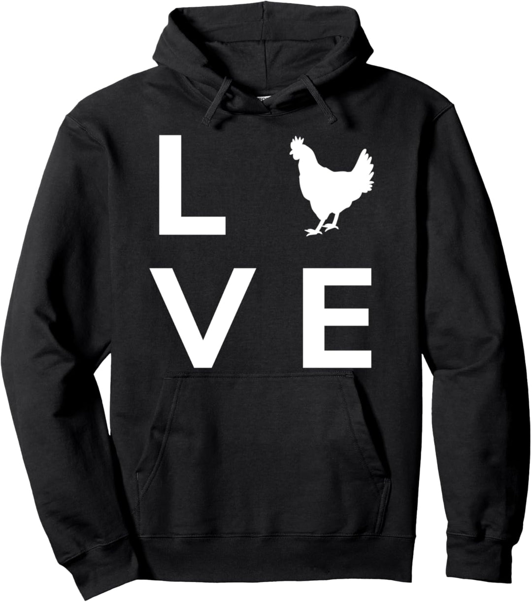 Hühner Landwirt Bauer Huhn Henne Hähnchen Geflügel-Bauer Pullover Hoodie
