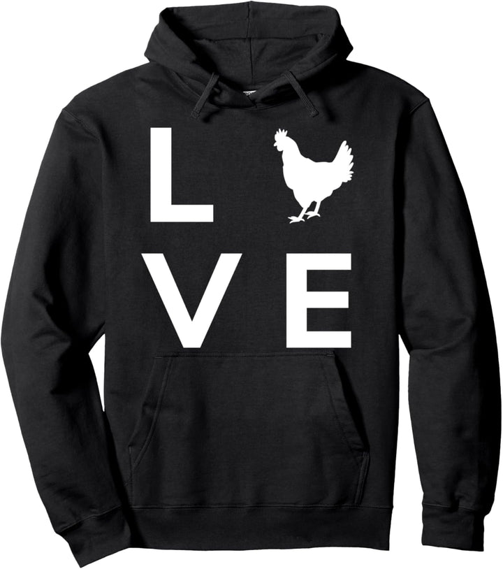 Hühner Landwirt Bauer Huhn Henne Hähnchen Geflügel-Bauer Pullover Hoodie