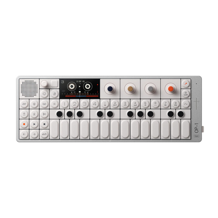 teenage engineering OP-1 Field Synthesizer, Sampler, Drumcomputer, mit integriertem Lautsprecher, Mi