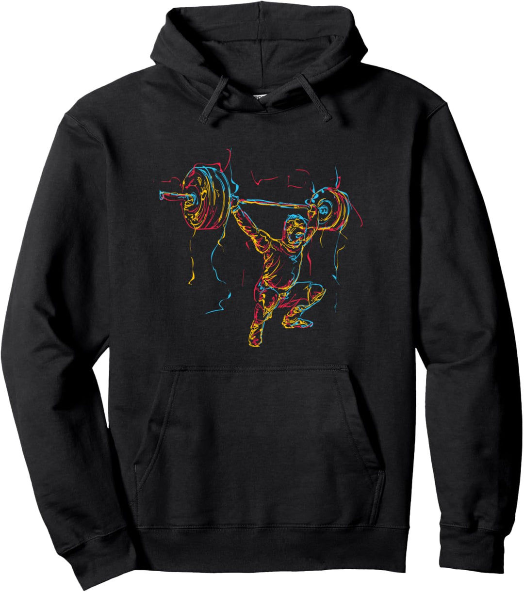 Gewichtheben Gewichtheber Langhantel Geschenk - Gym Training Pullover Hoodie