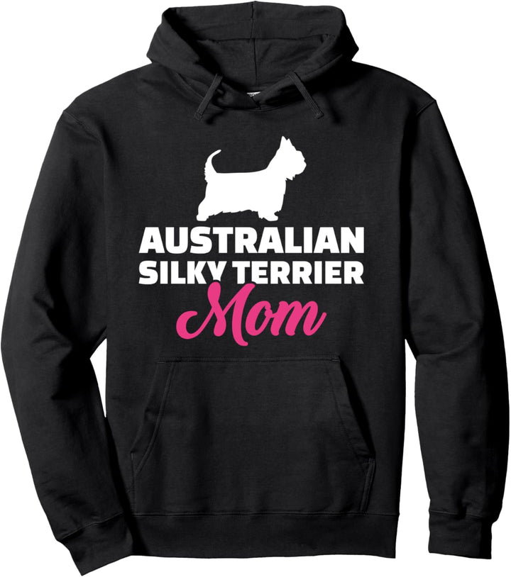 Australian Silky Terrier Mama Pullover Hoodie