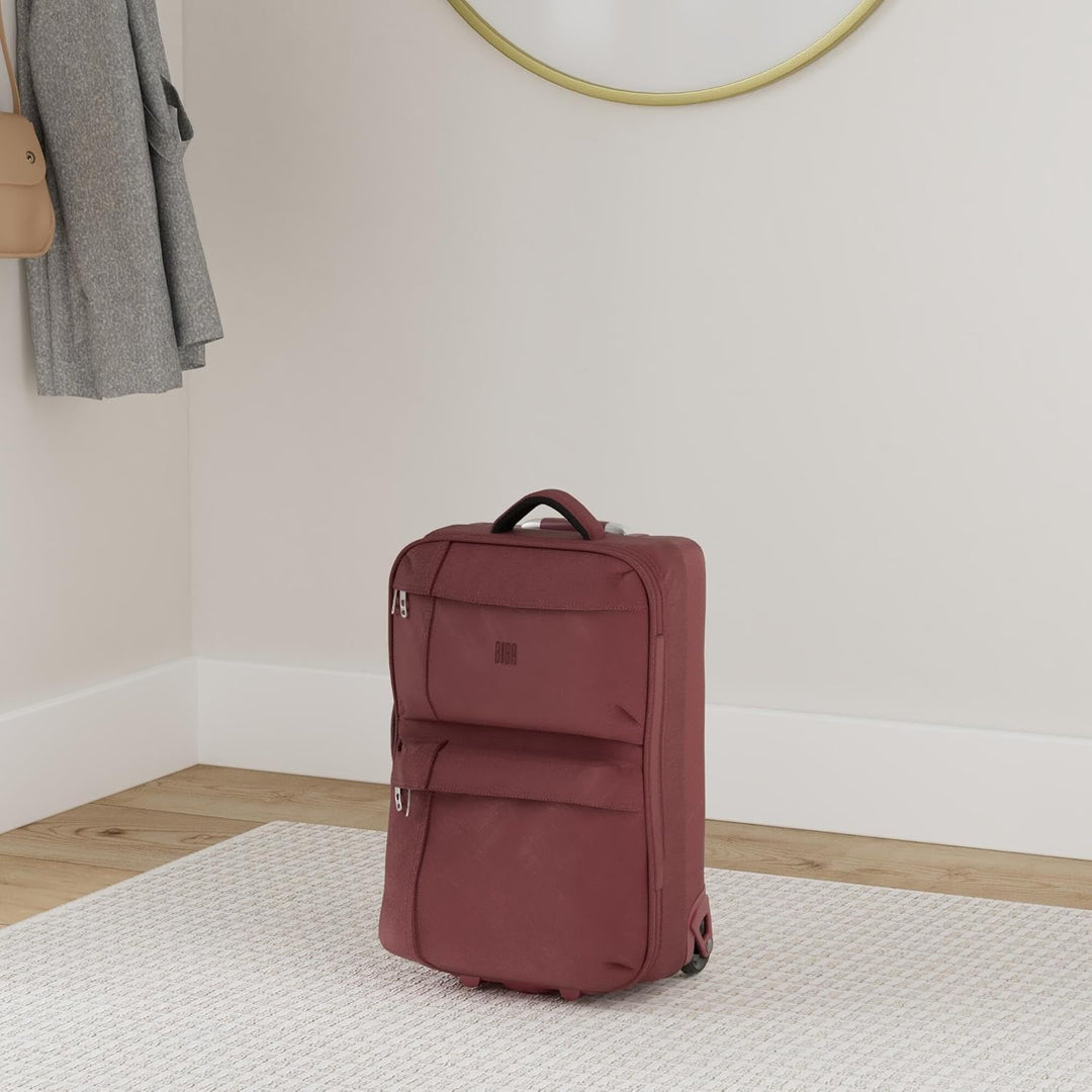 BIBA Reisekoffer mit Rollen Unisex aus Polyester+ABS, Mittel Koffer mit Trolley Travel Meri G MG24,