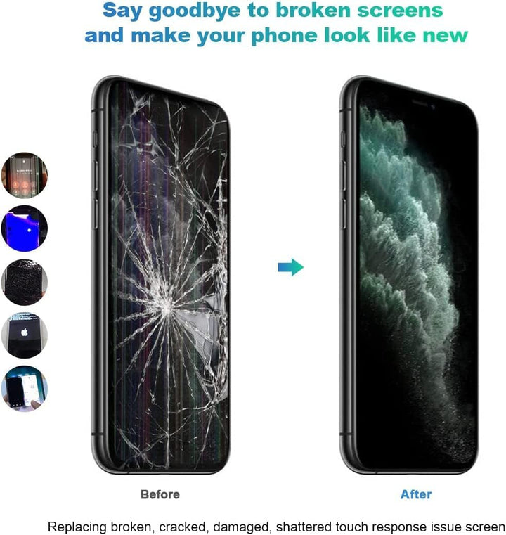 EFaith für iPhone 11 Pro Display 5,8" Ersatzbildschirm 3D Touchscreen Digitizer Assembly mit Reparat