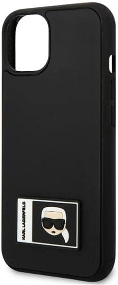 KARL LAGERFELD KLHCP13S3DKPK Hülle für iPhone 13 Mini 5,4" schwarz/Black hardcas