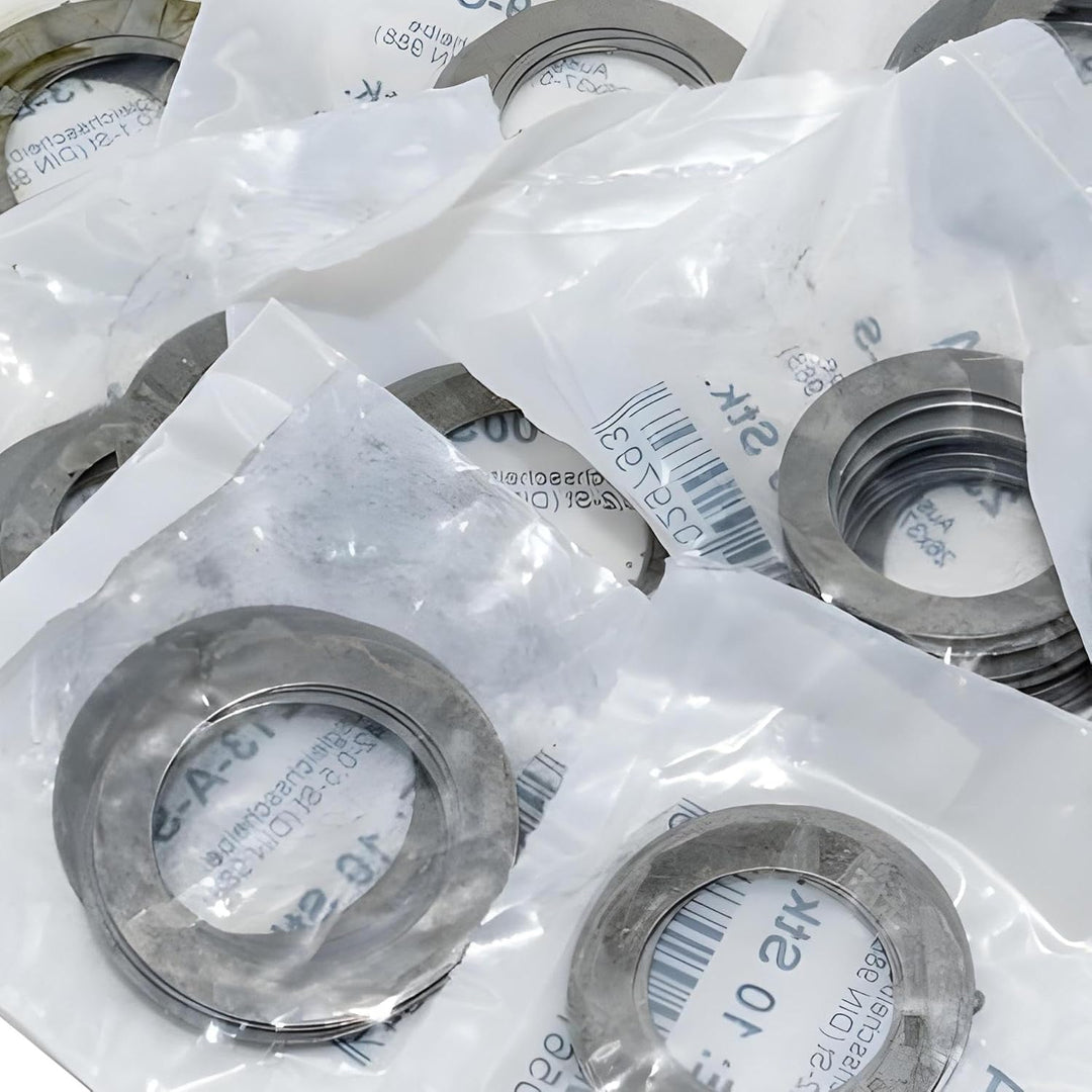 Set Ausgleichsscheiben, je 10x Stück, Gesamt: 90 Stück für Soemtron-Motor SR1, SR2, SR2E, KR50, SR4-